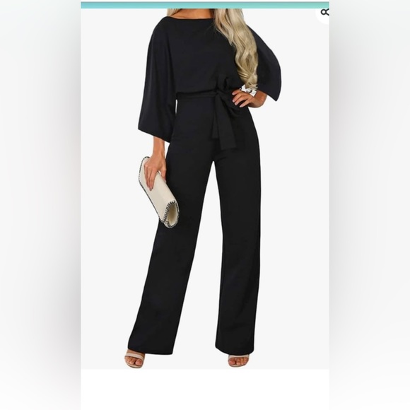 NWOT, never worn, black slip on jumpsuit, xl - Picture 1 of 8